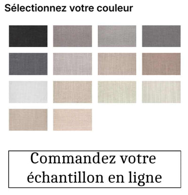 Inspiration intérieur tissu ameublement lin effet texturé décoration tapisserie mètre