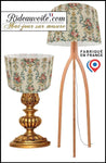 Tissu imprimé floral Baroque rétro vintage Rococo | Création abat-jour sur mesure