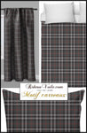 Boutique tissu motif écossais tartan carreaux au mètre rideau tapisserie