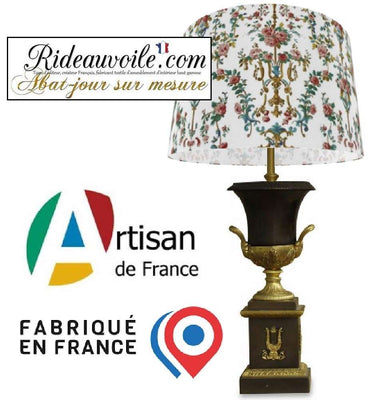 Spécialiste luminaire abat-jour sur mesure hôtel restaurant château résidence particuliers