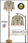 Architecte classique luminaire abat-jour sur mesure | Tissu motif Rococo Baroque