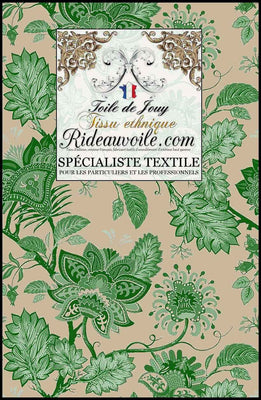 Maison française Éditeur papiers peints & textiles professionnels imprimé Toile de Jouy JAIPUR Batik Paisley au mètre et rideau - Boutique Tissu d'ameublement motif Ethnique archives étoffes haut gamme au mètre | Décoration d'intérieur & tapisserie sièges, revêtement mural | Architecte décorateur intérieur aménagement rénovation travaux courtier.