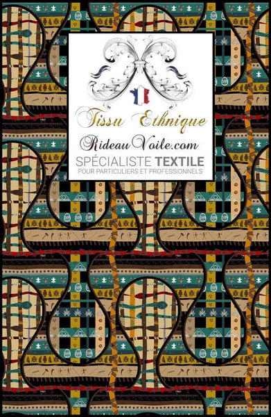 Rénovation Design d'intérieur tissu ameublement imprimé motif africain inspiration africaine
