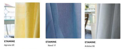 Confection voilage sur mesure mètre Aspect Lin ignifuge Hôtel Restaurant FF&E SO&E