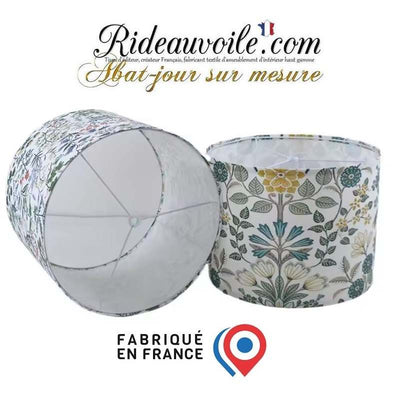Créatrice luminaire sur mesure Abat-jour création finition intérieure Blanc neutre