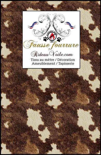 Tissu ameublement fausse fourrure mètre Chalet Gîtes intérieur montagne rustique