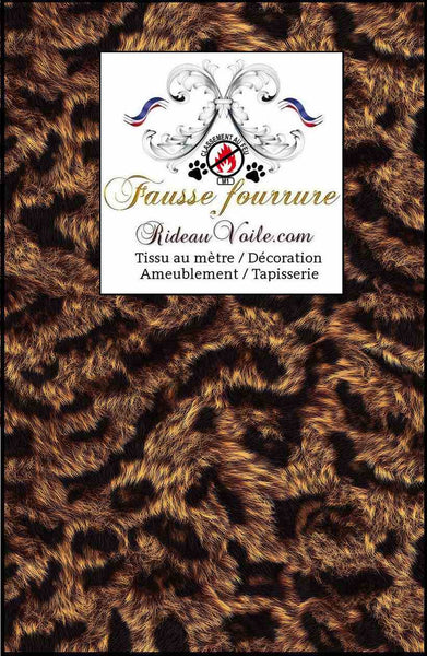 Velours de fourrure tissu ameublement intérieur mètre déco chalet Prestige Montagne