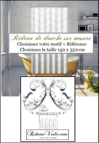 Rideau de Douche Extra Long pour Salle de Bain Rideau de Bain Antifongique pour Bain Rideau de Douche Extra Long pour Salle de Bain Rideau de Bain Antifongique pour Bain