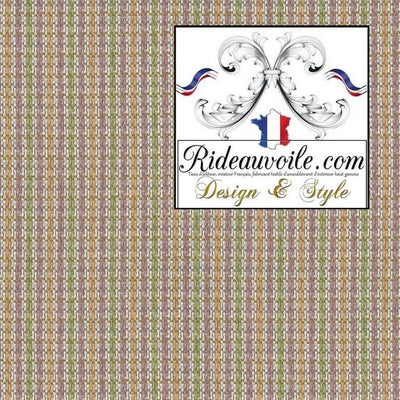 Tissu rayures lignes effet Laine velours chenille ignifuge 🔥 ameublement mètre