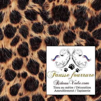 Jacquard de velours imprimé Fausse fourrure & plumes tissu ameublement occultant ignifuge