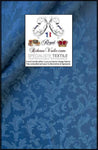 Tissu ameublement intérieur mètre Jacquard bleu designer Baroque rideau tapisserie