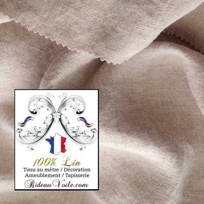Paris Boutique tissu Lin blanc achat au mètre décoratrice couturière rideau