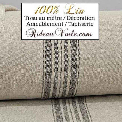 Toile ameublement épaisse Lin au mètre tapisserie canapé fauteuil couture rideau