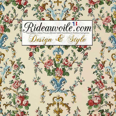 Tissu Rococo Floral Designs Fabric upholstery architect interior Wallpaper Home Decor