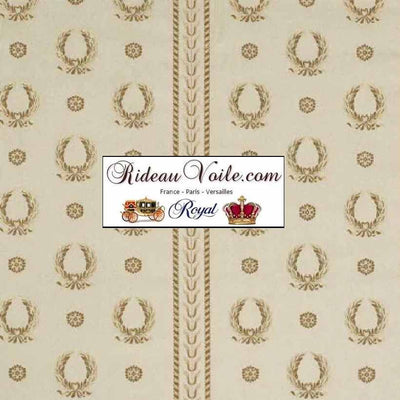 Sélection tissus d'ameublement intérieur Jacquard beige rideau siège canapé