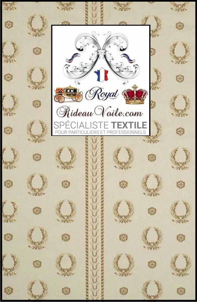 Sélection tissus d'ameublement intérieur Jacquard beige rideau siège canapé