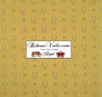 Architecte intérieur BTP Paris Haussmannien Classiques tissu Jacquard Jaune