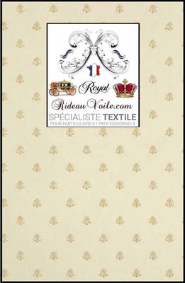 Vente en ligne beaux tissus d'ameublement Jacquard beige au mètre grands éditeurs