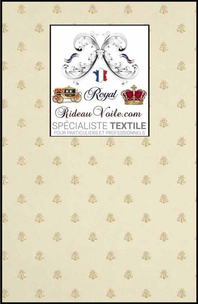 Vente en ligne beaux tissus d'ameublement Jacquard beige au mètre grands éditeurs