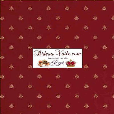 Tissus d'ameublement Jacquard rouge Empire mètre d'éditeurs rideau siège canapé