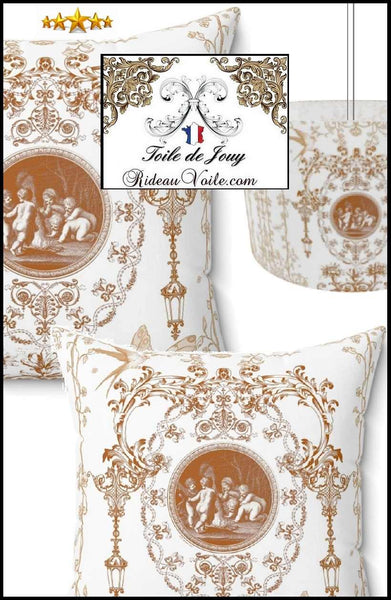 Florale Baroque Ancien- Une belle arabesque florale pour cet imprimé Toile de Jouy d'ornement romantique inspiré des archives en papier peint Baroque. Une réinterprétation moderne et pertinente pour habiller vos projets en décoration d'intérieur & tapisserie (siège / murale).