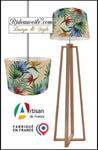 Confection Abat-jour intérieur sur mesure motif Exotique Tropicale Feuilles
