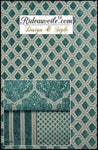 Damasco ameublement tissu Jacquardhaut gamme Baroque velours vert mètre