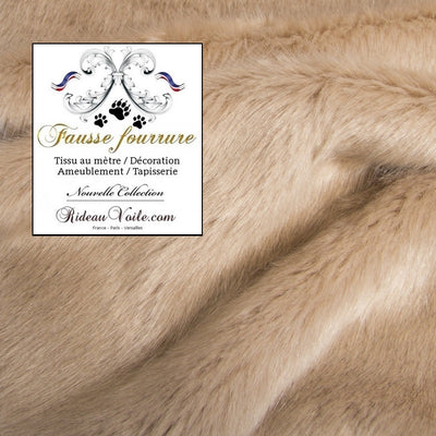 Rideauvoile Fausse fourrure tissu imitation peau animal au mètre rideau qualité Luxe