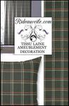 Boutique tissus ameublement Laine motif à carreaux tartan écossais au mètre pour confection sur mesure. Confection rideau, et tapisserie siège laine carreaux noir rouge. 