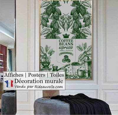Architecte restaurant designer intérieur déco Toile Jute Arabica café shop expresso