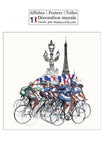 Affiche murale décorative | Tableau mural | Poster cyclisme vélo TOUR DE FRANCE