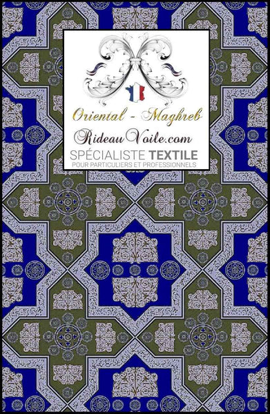 Architecte Intérieur de Luxe Décoration inspiration tissu traditionnel motif Arabe Maghreb