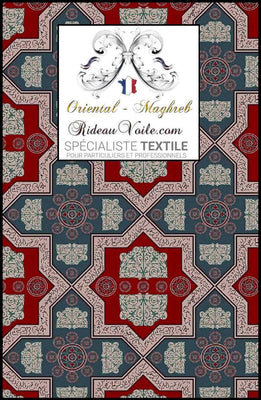 Architecte Intérieur Luxe tissu ameublement traditionnel motif Arabe Maghreb Dubaï