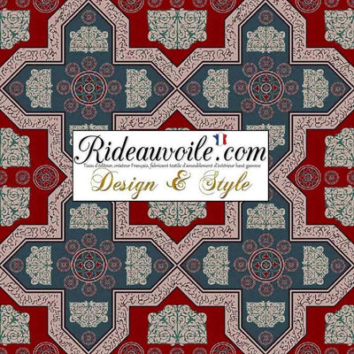 Architecte Intérieur Luxe tissu ameublement traditionnel motif Arabe Maghreb Dubaï