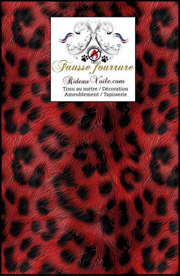  Architecte textile Intérieur Procurement FF&E SO&E Fausse fourrure noir rouge ignifuge 🔥 
