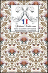 Tissu floral fleurs Indien imprimé Toile en Jouy déco ameublement ignifuge mètre