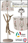 Tissu imprimé fleur indienne ethnique conception abat-jour suspension sur mesure