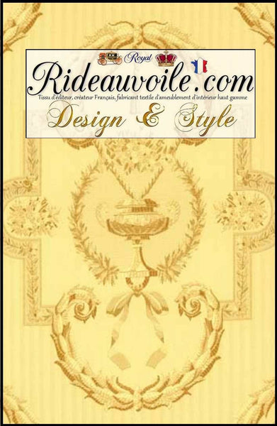 Tissu ameublement Jacquard Empire Baroque confection rideau Tapisserie