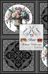 Tissu ameublement imprimé jacquard Baroque Rococo victorien mètre floral rideau