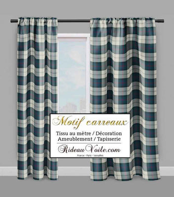 Décorateur, Architecte d'intérieur de Chalets villa maison prestige éditeur Boutique toile de lin coton Haut Gamme tissu imprimé carreaux tartan.