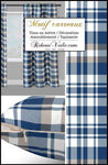 Inspiration tissus chalet ambiance montagne chic laine carreaux bleu beige tartan