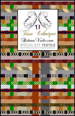 Rénovation Design d'intérieur tissu ameublement motif africain mètre rideau