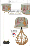 Abat-jour d'intérieur sur mesure motif traditionnel Inde Costumes personnages