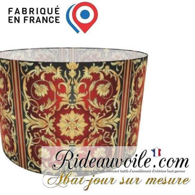 Agencement d'abat-jour tissu imprimé Création luminaires design Ethnique Orient Asie