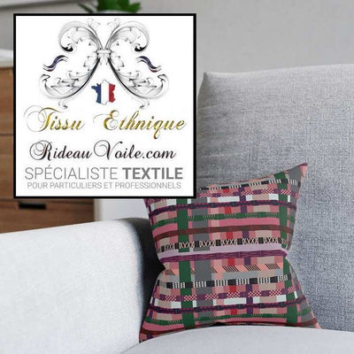 Tissu design wax Hollandais motif déco africaine Imprimé tradition bogolan kente