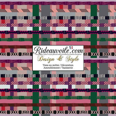 Tissu design wax Hollandais motif déco africaine Imprimé tradition bogolan kente