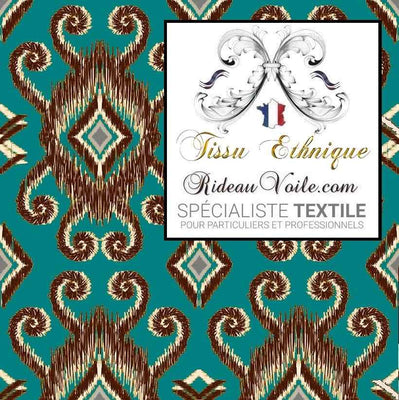 Tissu motif ikat rénovation agencement ameublement architecte designer Africain Ethnique