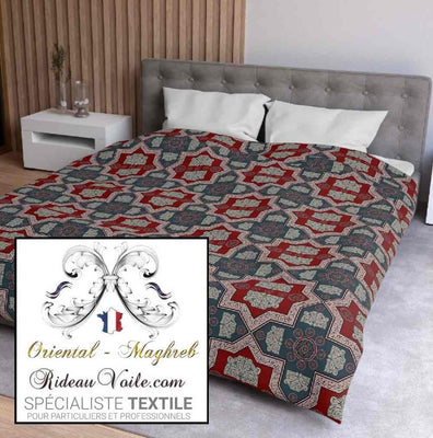 Architecte Intérieur Luxe tissu ameublement traditionnel motif Arabe Maghreb Dubaï