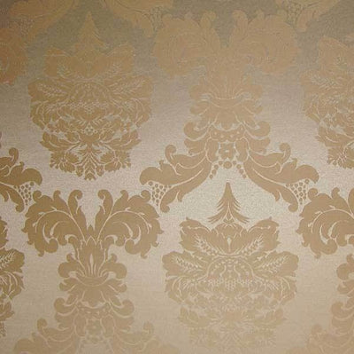 Agencement rénovation d'intérieur architecte studio  tissus d'ameublement Damasco mètre grande largeur 280 cm style Empire Baroque rideau Damask motif satin Damassé. 