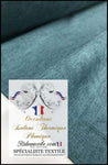 Tissu ameublement thermique mètre Rideau occultant isolation phonique bleu canard